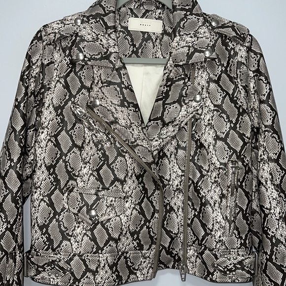 BLANKNYC faux snakeskin moto jacket - Picture 5 of 12